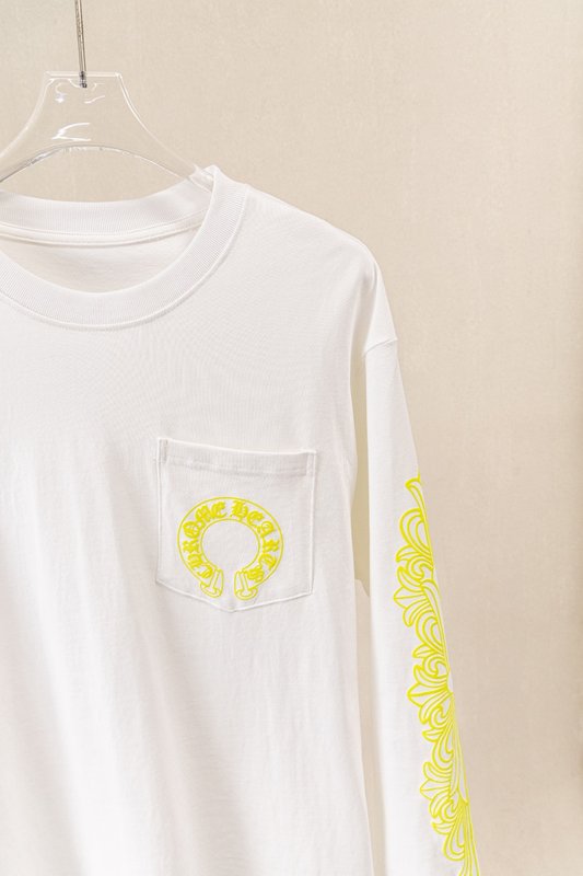 Chrome Hearts 헤비 워시 입체 프린트 롱슬리 001-273442