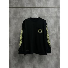 크롬하츠 플루오로 옐로우 말발굽 긴팔 티셔츠 001-273449