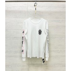 크롬하츠 × 데드리돌 콜라보 그래피티 프린트 와플 긴팔 001-273453