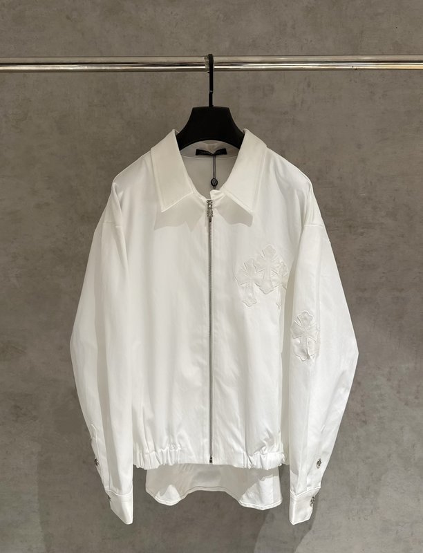 크롬하츠 오버핏 십자 패치 셔츠 001-273465