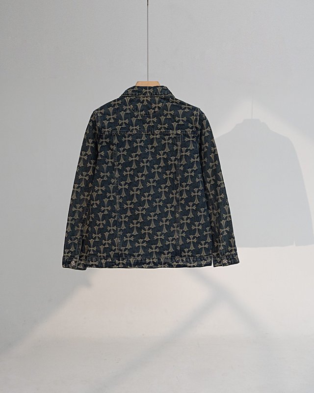 크롬하츠 크로스 풀프린트 데님 자켓 001-273473
