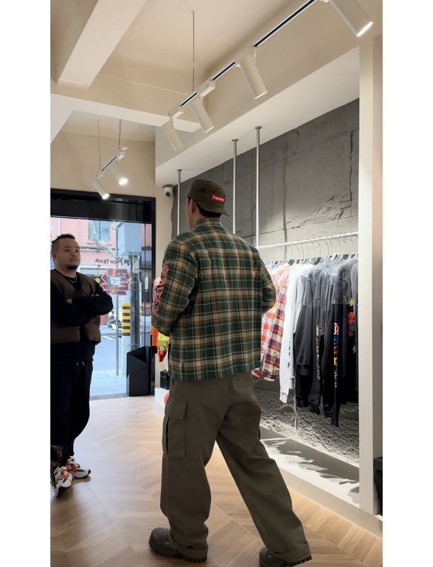 크롬하츠 체크 은장 패딩 점퍼 001-273476