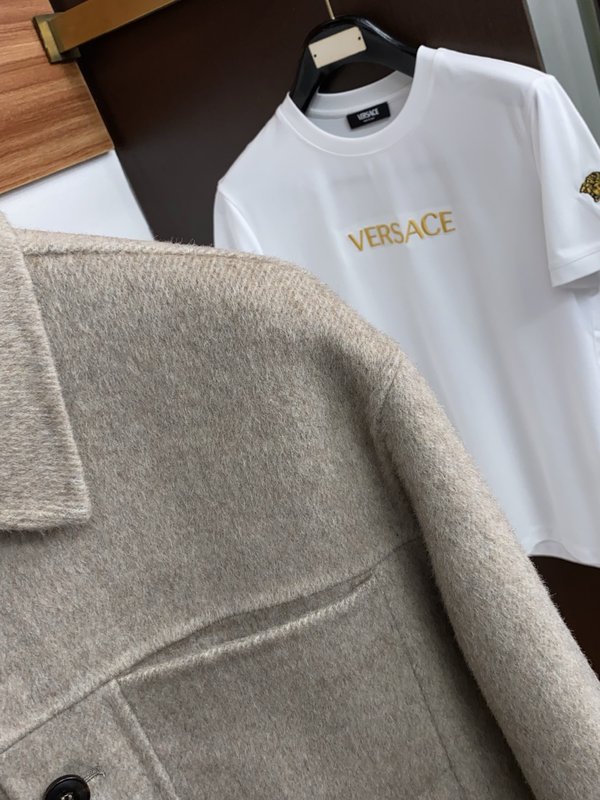 남성 캐주얼 울 라펠 재킷 001-273537
