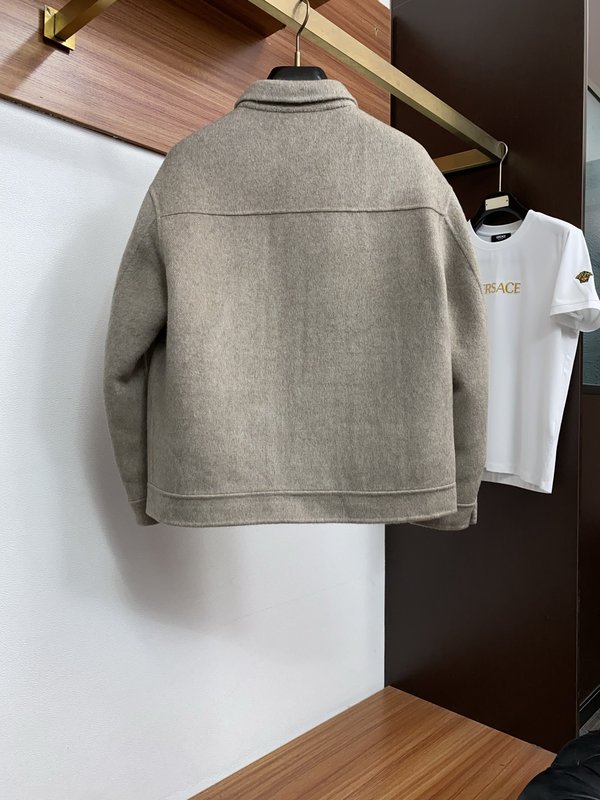 남성 캐주얼 울 라펠 재킷 001-273537