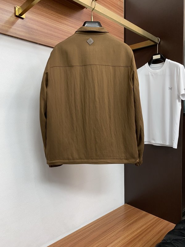 Loro Piana 남성 캐주얼 스탠드 칼라 자켓 001-273545