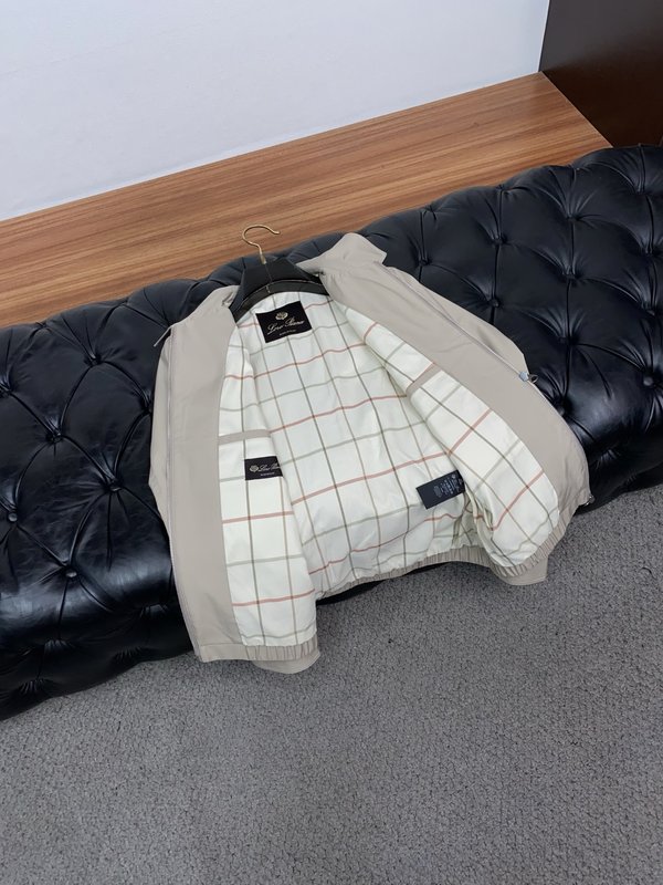 로로피아나 남성 턴다운 칼라 재킷 001-273565