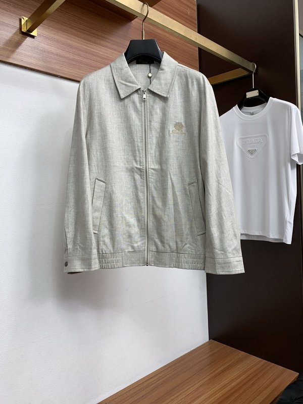 로로피아나 남성 캐주얼 린넨 카라 자켓 001-273569