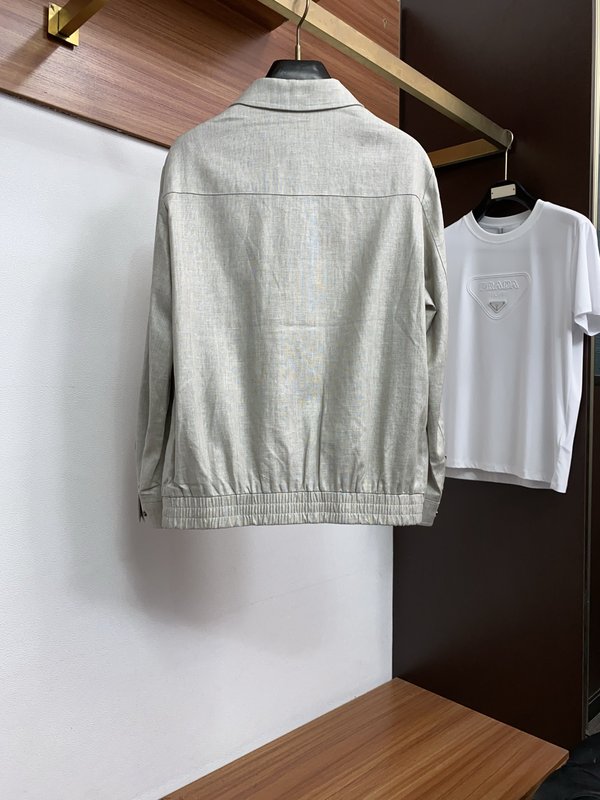 로로피아나 남성 캐주얼 린넨 카라 자켓 001-273569