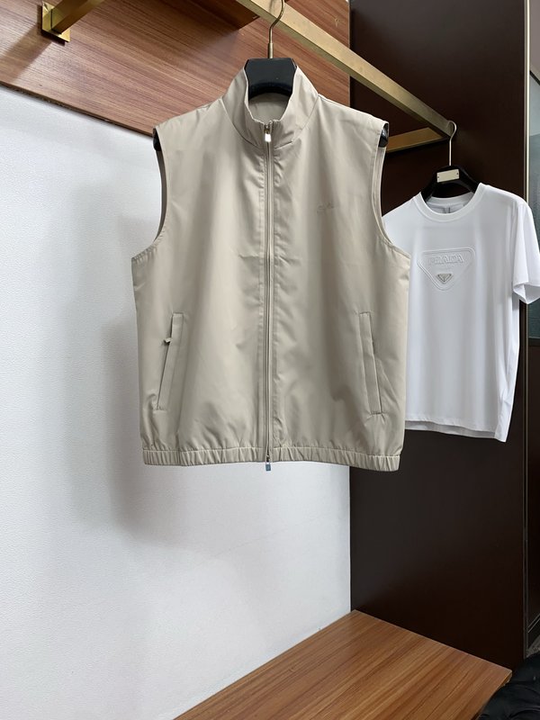 로로피아나 남성 캐주얼 지퍼 베스트 재킷 001-273583
