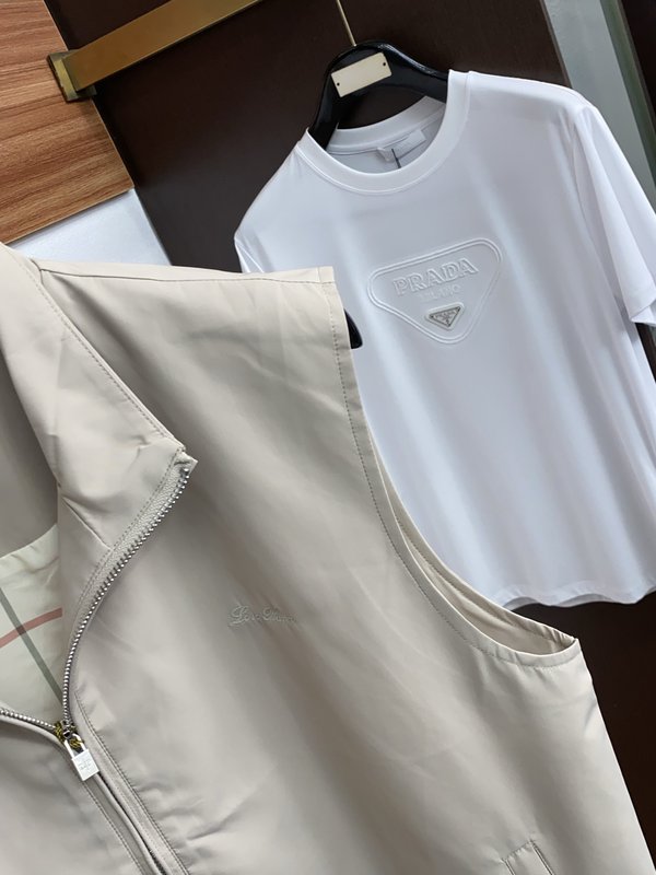 로로피아나 남성 캐주얼 지퍼 베스트 재킷 001-273583