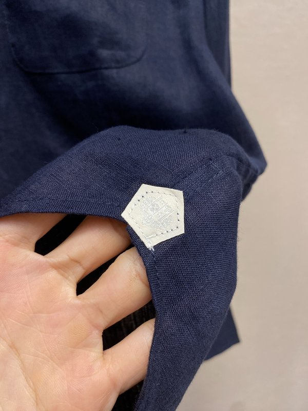 Loro Piana 남성 턴다운 칼라 셔츠 001-273593