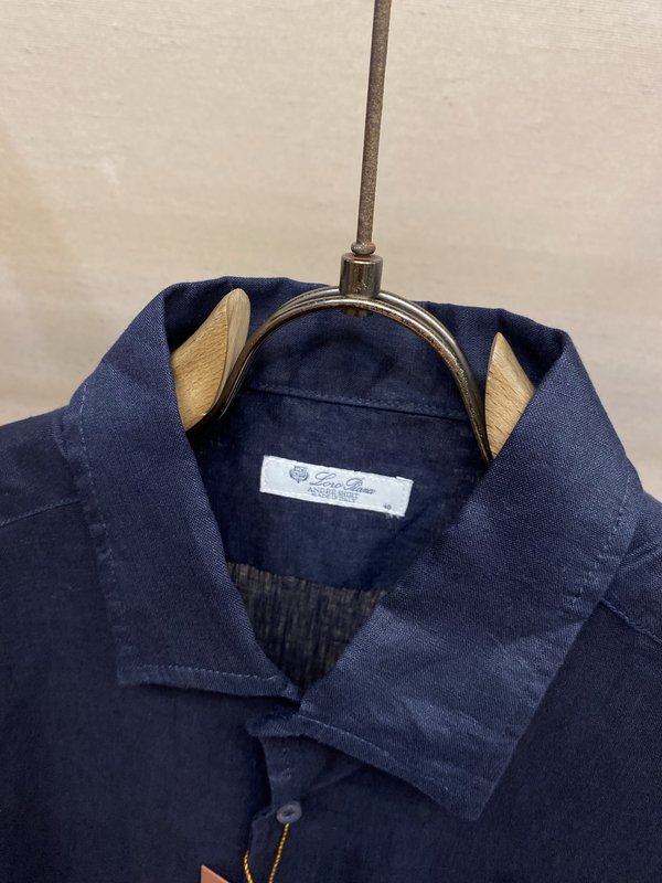 Loro Piana 남성 턴다운 칼라 셔츠 001-273593