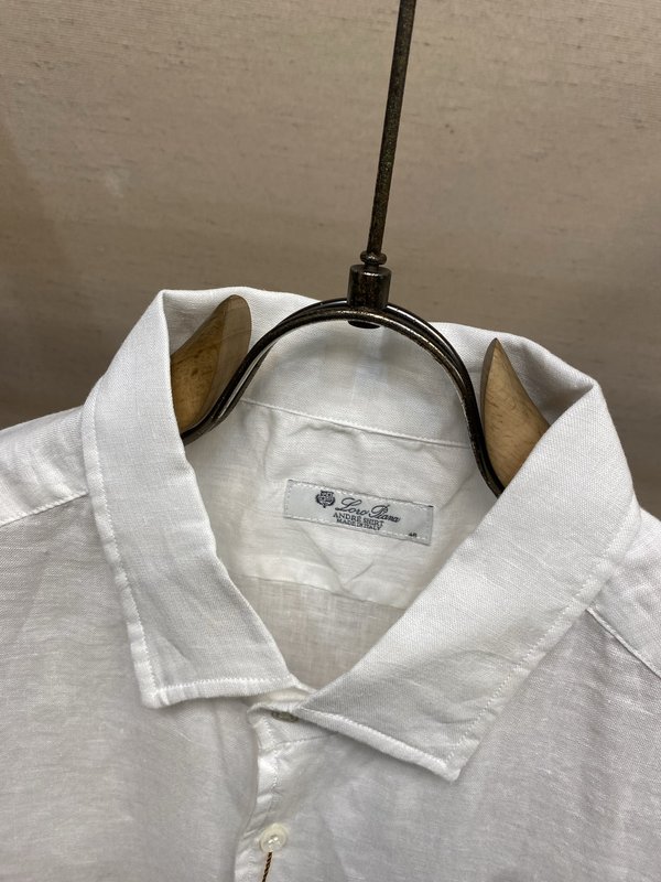 로로피아나 Andre 남성 리넨 카라 셔츠 001-273597
