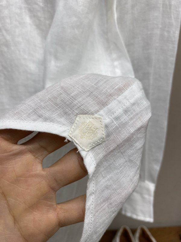 로로피아나 Andre 남성 리넨 카라 셔츠 001-273597