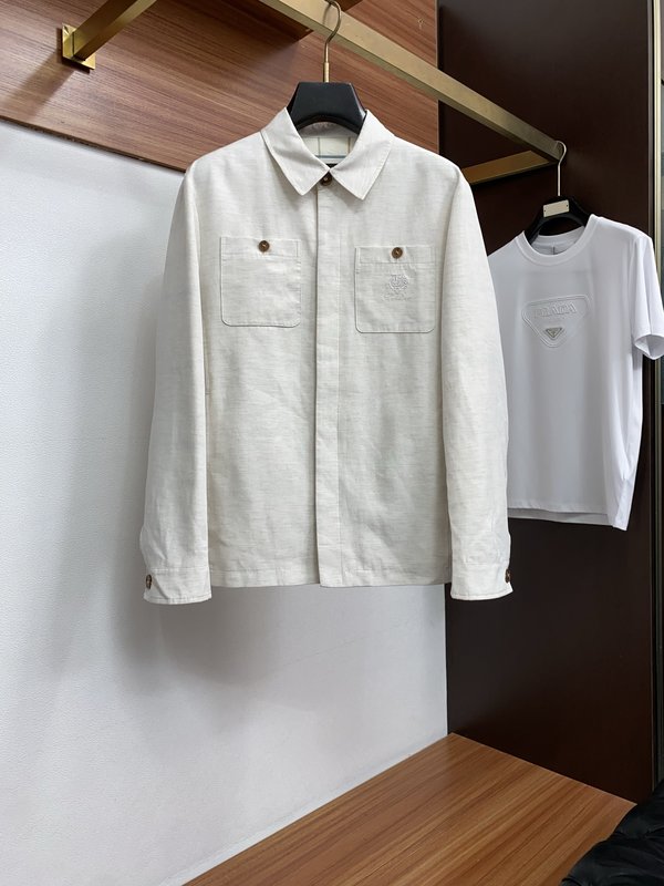 로로피아나 남성 린넨 카라 자켓 001-273603
