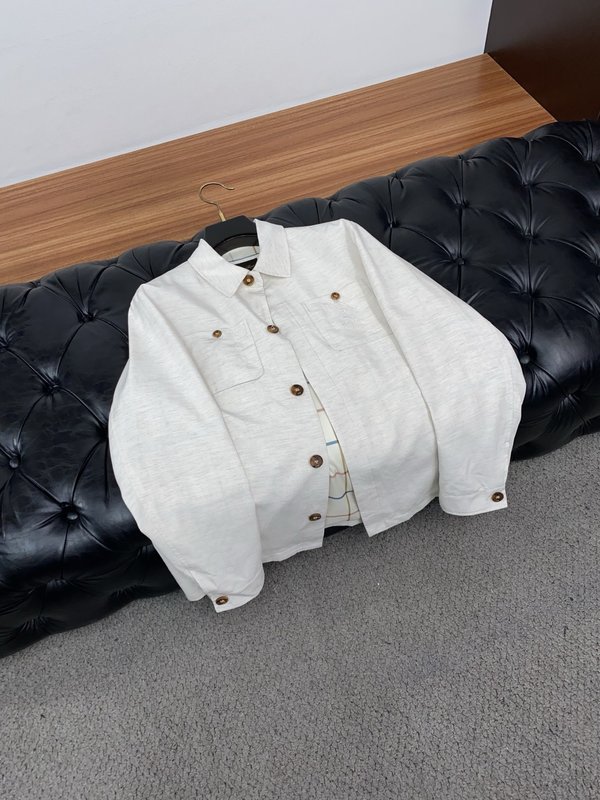 로로피아나 남성 린넨 카라 자켓 001-273603