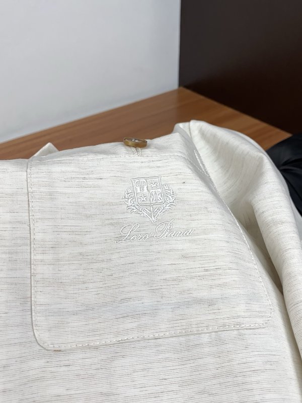 로로피아나 남성 린넨 카라 자켓 001-273603