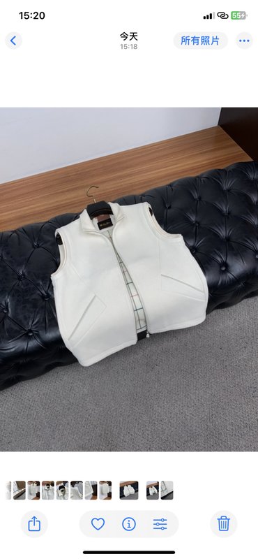 로로피아나 면 조끼 자켓 001-273641