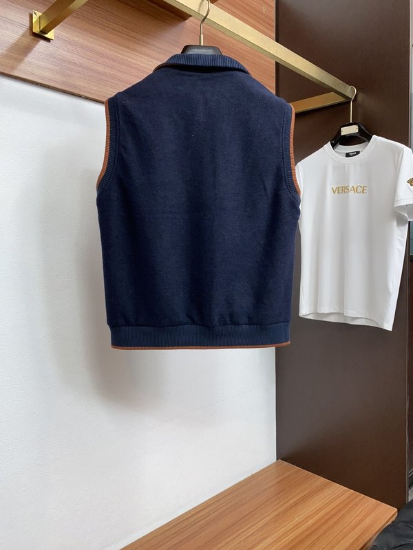 로로피아나 남성 면 조끼 아우터 001-273644