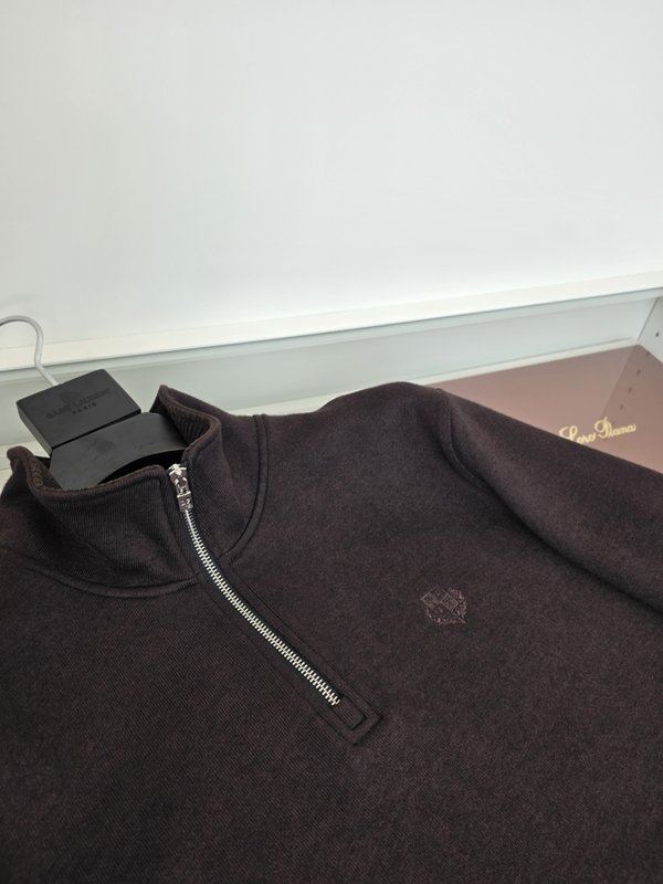 Loro Piana 캐시미어 혼방 하프 터틀넥 남성 스 001-273649