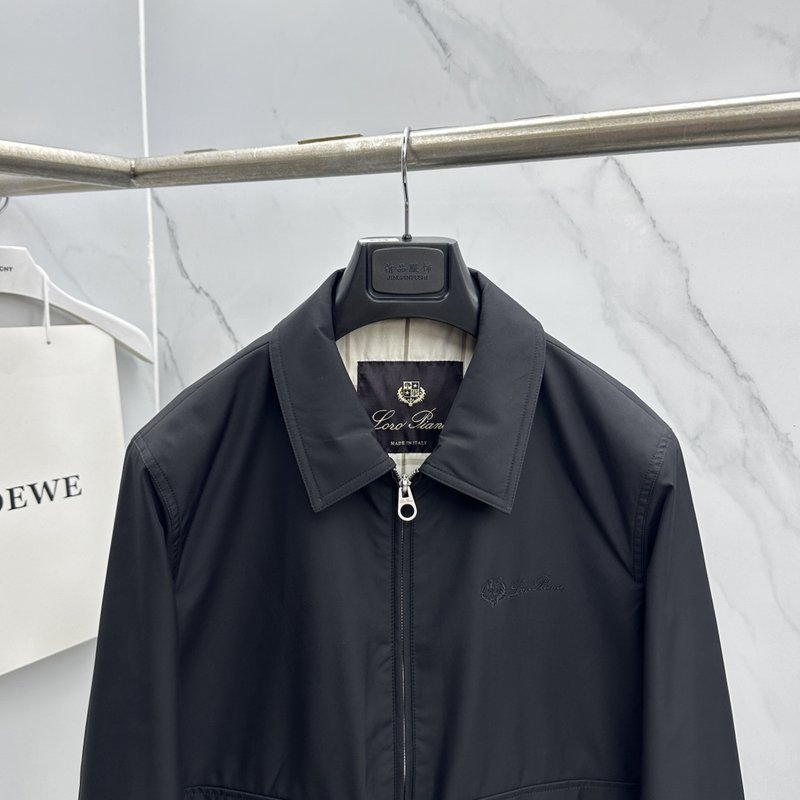 Loro Piana 턴다운 칼라 자켓 001-273656