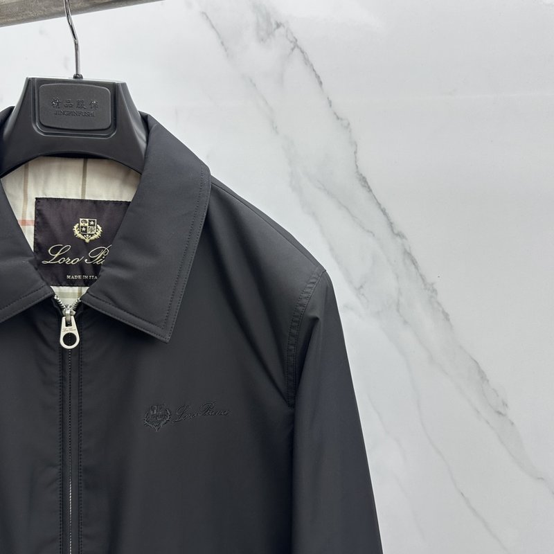 Loro Piana 턴다운 칼라 자켓 001-273656