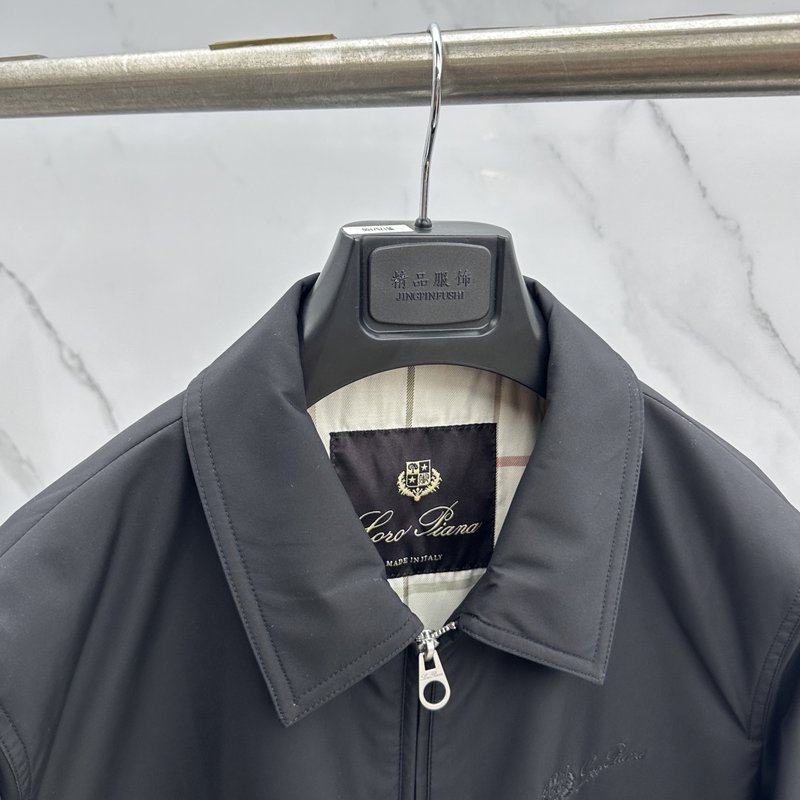 Loro Piana 턴다운 칼라 자켓 001-273656