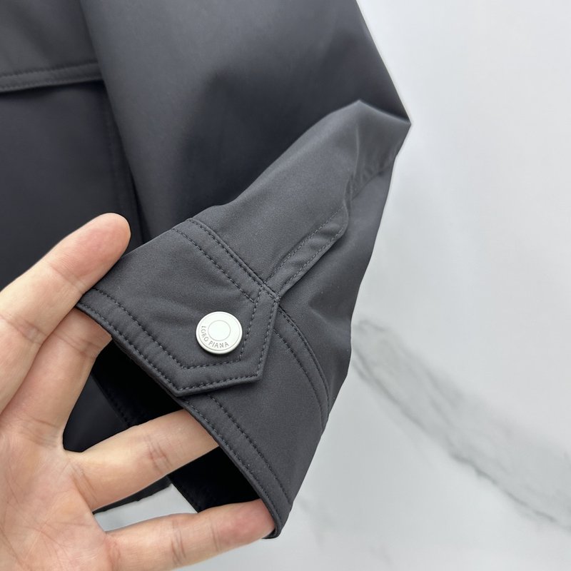 Loro Piana 턴다운 칼라 자켓 001-273656
