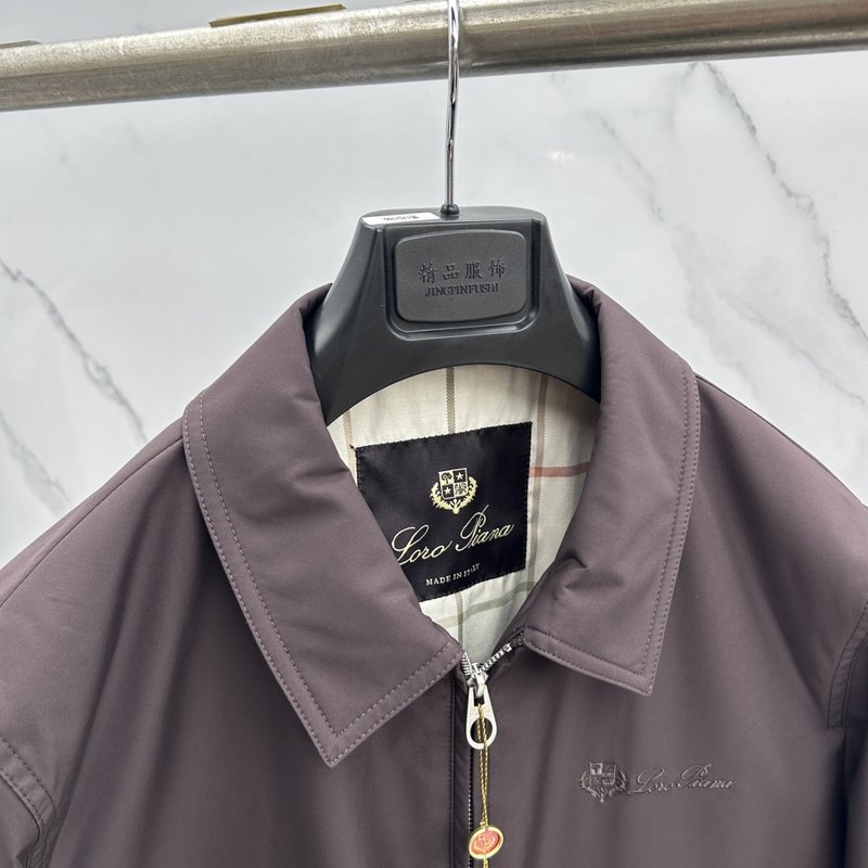 Loro Piana 턴다운 칼라 자켓 001-273664
