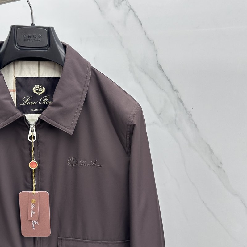 Loro Piana 턴다운 칼라 자켓 001-273664