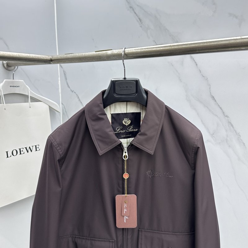Loro Piana 턴다운 칼라 자켓 001-273664