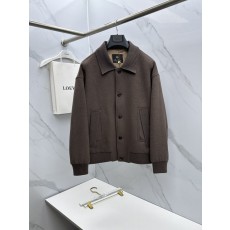 Loro Piana 턴다운 칼라 울 재킷 001-273665