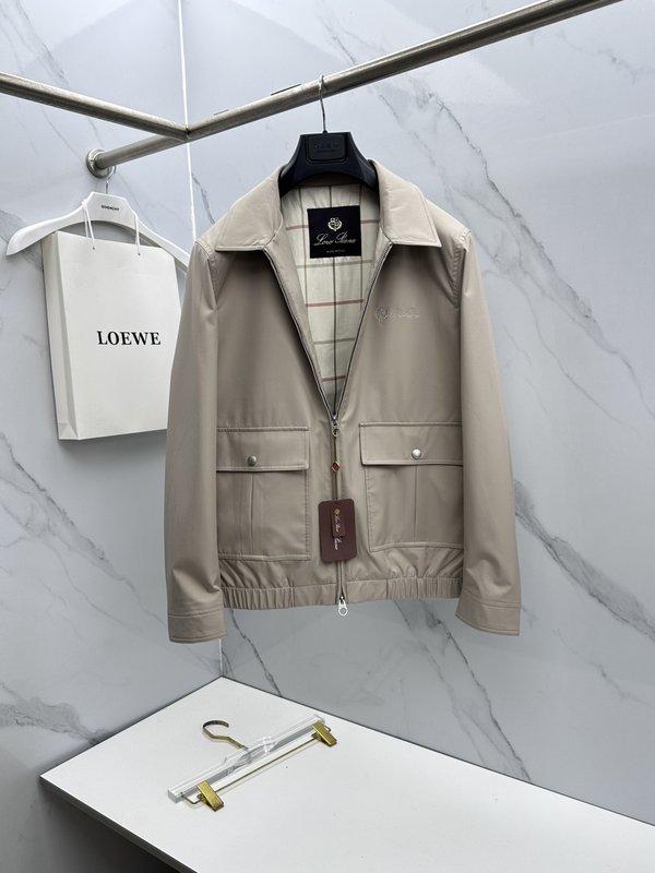 Loro Piana 턴다운 칼라 재킷 001-273678