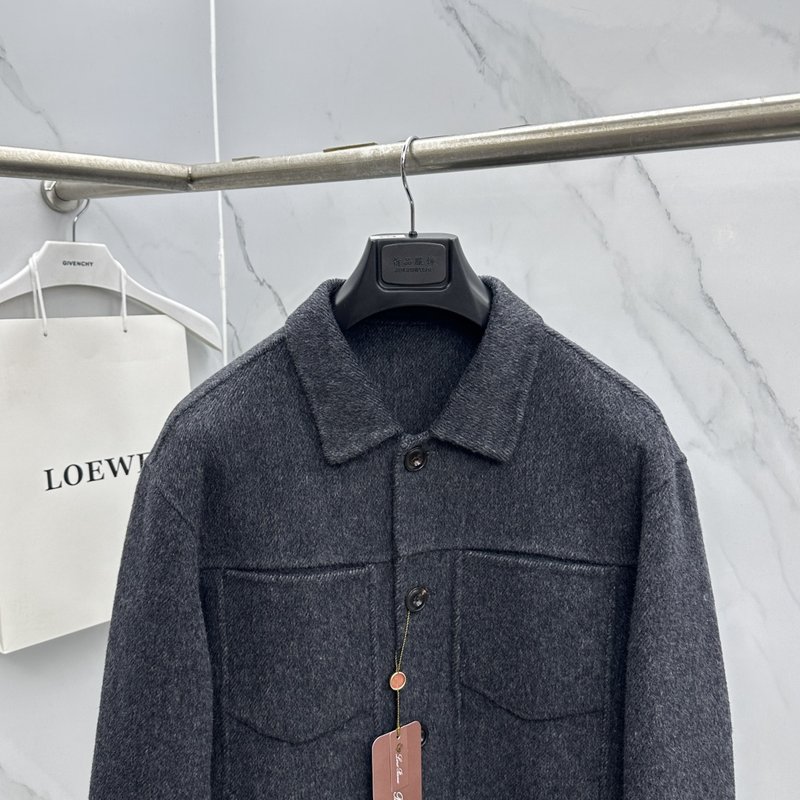 Loro Piana 턴다운 칼라 자켓 001-273679