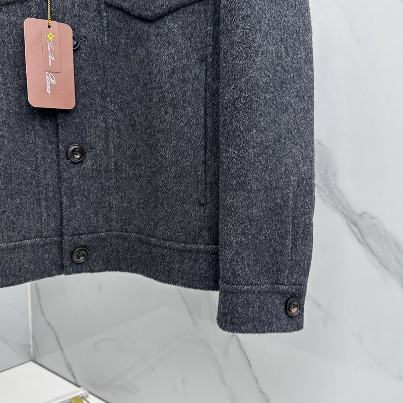 Loro Piana 턴다운 칼라 자켓 001-273679