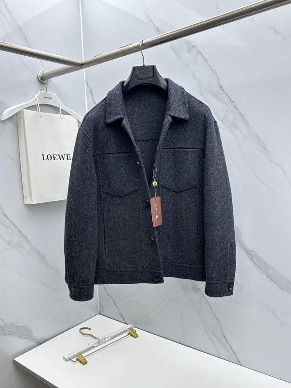 Loro Piana 턴다운 칼라 자켓 001-273679