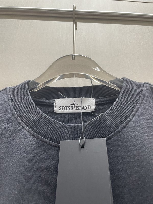 Stone Island 워싱 빈티지 심플 맨투맨 001-273686