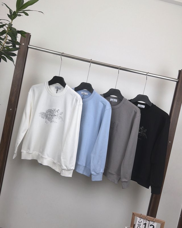 스톤 아일랜드 라운드넥 맨투맨 001-273696