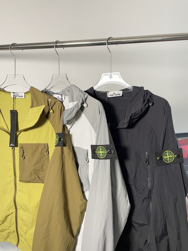 Stone Island 여름 경량 후드 자외선 차단 자 001-273750