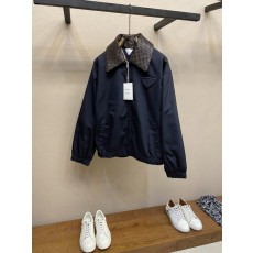 BV 브레이드 가죽 칼라 자켓 001-273778