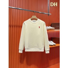 AMI Paris 하트 로고 오버사이즈 맨투맨 001-273783