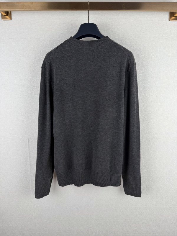 Ami Paris 26FW 라운드넥 울 ADC 자수 니 001-273806