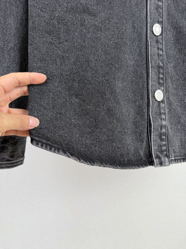 Ami 파리 브레이드 하트 데님 자켓 001-273807