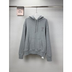 Ami 하트 자수 후드티 001-273829