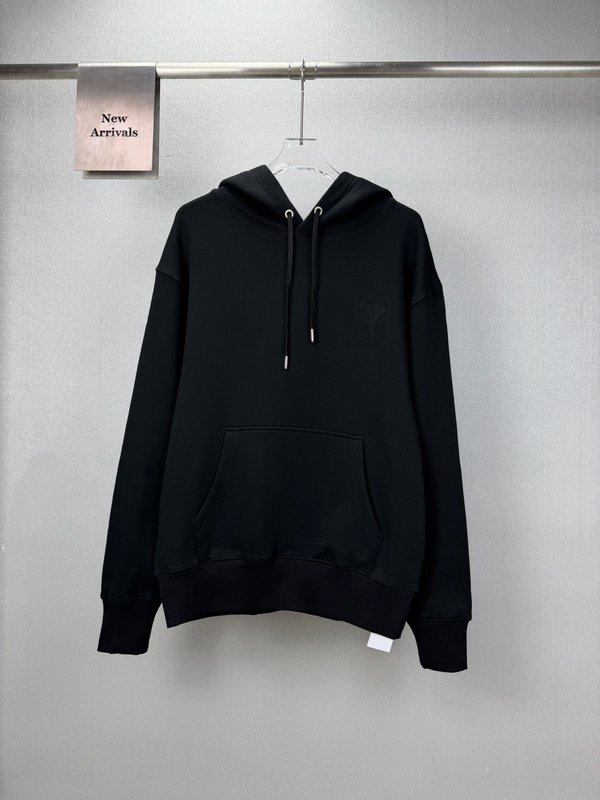 Ami 새로운 하트 로고 후드티 001-273830