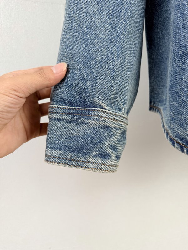 AMI 파리 브레이드 하트 데님 자켓 001-273832