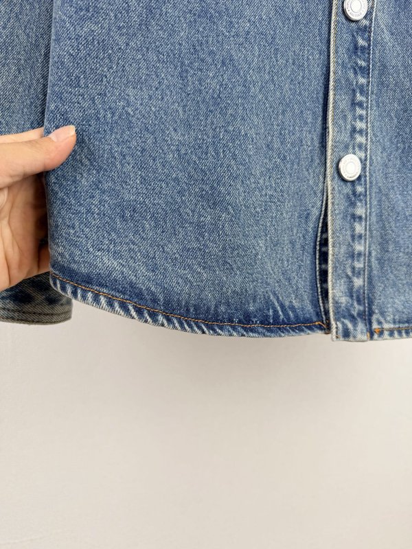 AMI 파리 브레이드 하트 데님 자켓 001-273832