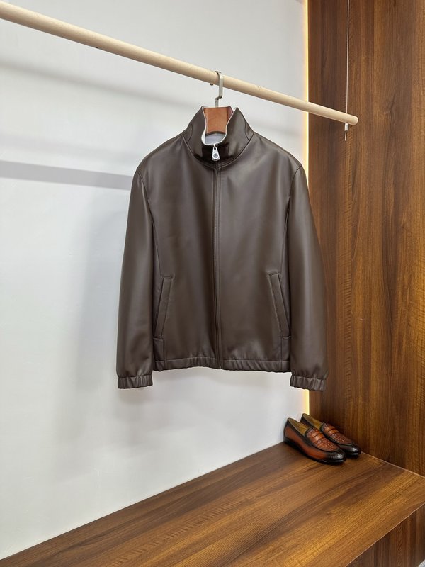 Loro Piana 양면 착용 스탠드 칼라 자켓 001-273924