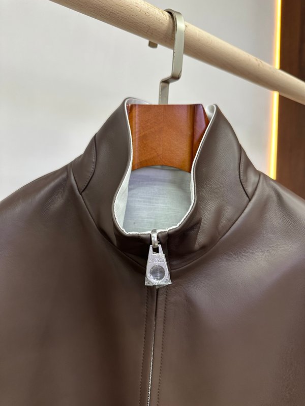 Loro Piana 양면 착용 스탠드 칼라 자켓 001-273924