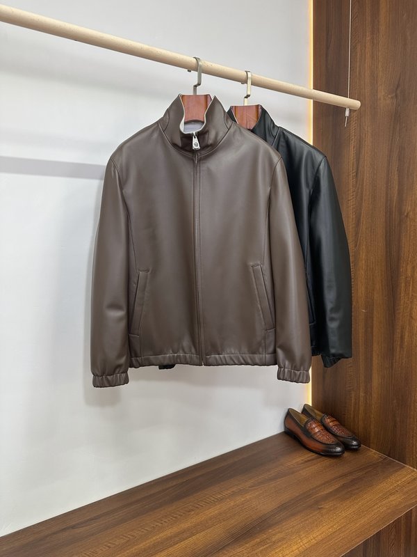 Loro Piana 양면 착용 스탠드 칼라 자켓 001-273924